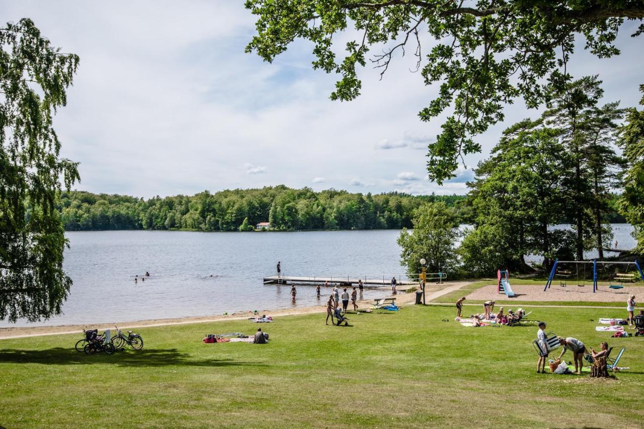 Halens Camping Och Stugby Olofström Dış mekan fotoğraf